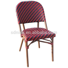 DC- (150) Chaises modernes en rotin en rotin en osier / chaises en osier colorées